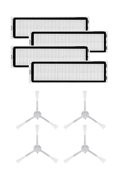 ROPALDE Filtru Hepa și perie laterală compatibile cu aspiratorul robot Dreame...