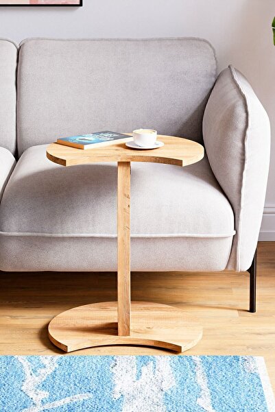 interGO Wheeled Side Table - Jet - Atlantic Pine Pattern