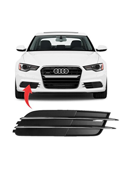 Genel Markalar Audi A6 Sağ Sis Kapağı Sissiz Kromlu Kuşak 2012-2015 4G0807682Z