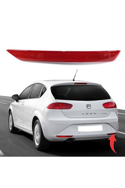 gkl Seat Leon Right Rear Bumper Reflector 2009-2013 1p0945106d