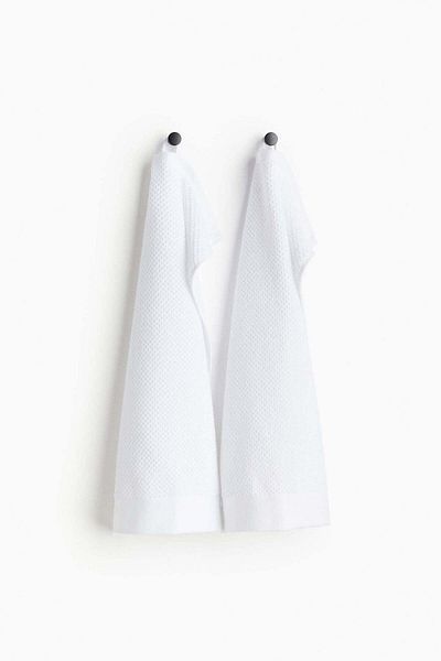 H&M 2-pack cotton terry guest towels