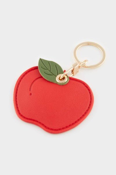 DeFacto Women's Apple Motif Charm Keychain E6642Axns