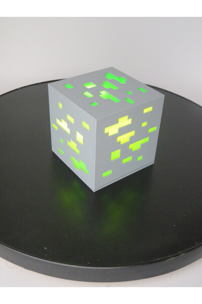 MODA Pikselli Blok Gece Lambası | Oyuncu Temalı Dekoratif Işık