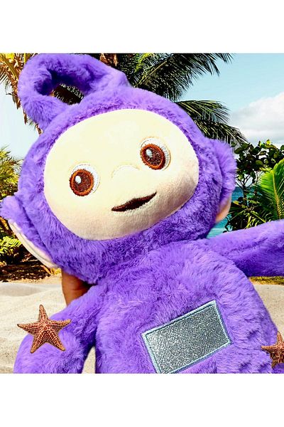 OYUNCAKSAHİLİ Tinky Winky Teletabi Plush Toy Teletubbies Tinki Vinki Antenna Included 38cm Wire Antenna