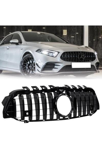 gkl Mercedes A Serisi W177 Ön Panjur Krom/Siyah GTR Kameralı 2019-