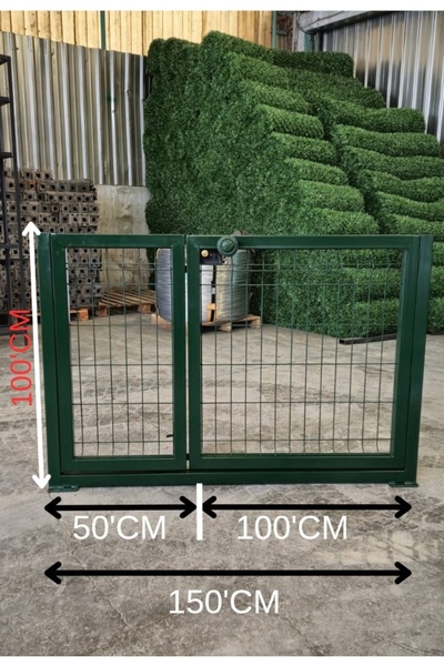 ÖR-AS TEL ÖRGÜ & PANEL ÇİT SİSTEMLERİ Bahçe Kapısı-Panel Çit kapısı-Çift Kana...