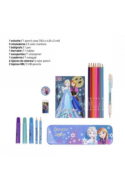 Cerda Set Coloriaj Disney Frozen Elsa ,8x24x8cm
