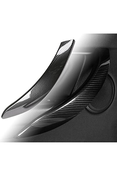 gkl F30-F34-F32-F36 Kapı Tutamak Kaplaması Sol Ön/Arka Karbon 2012-19