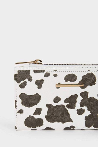 DeFacto Women's Patterned Faux Leather Wallet E7017Axns