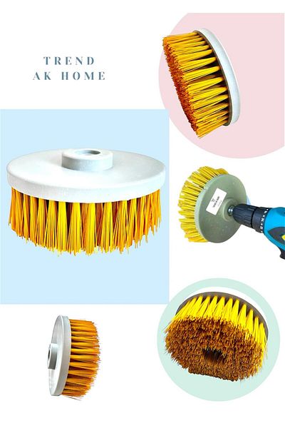 OSKAR FIRÇA Drill and Motor Trimmer Carpet Cleaning Apparatus (Carpet Cleaning Brush)