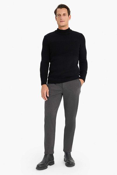 DeFacto Standard Fit Half Turtleneck Knitwear Sweater E6991Ax24Wn