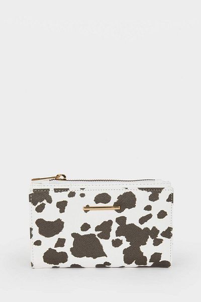 DeFacto Women's Patterned Faux Leather Wallet E7017Axns
