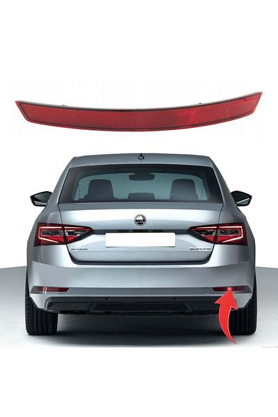 gkl Skoda Superb Right Rear Bumper Reflector 2015-2019 3v5945106