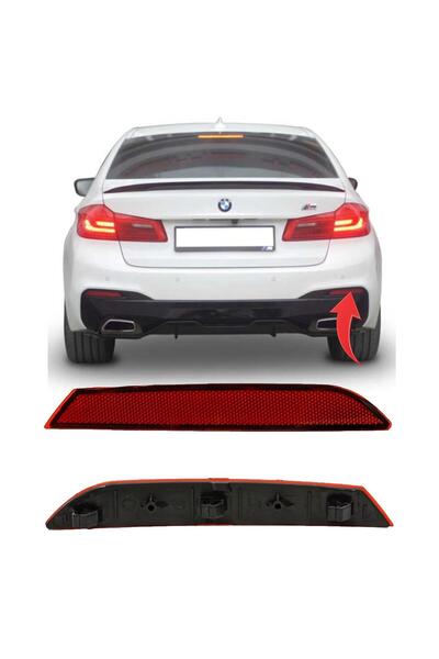 gkl Bmw 5 Serisi G30 Arka Tampon Reflektörü Sağ M Paket 2017 Sonrası