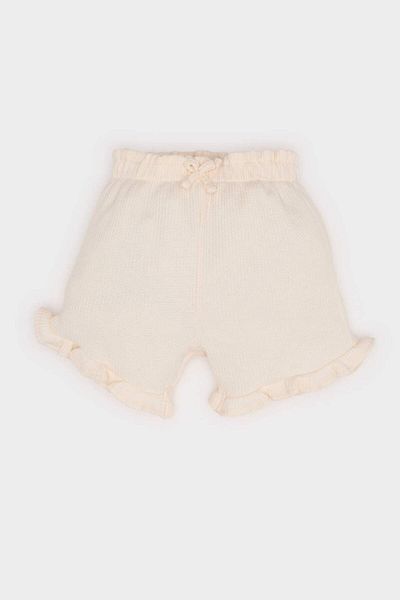 DeFacto Baby Girl Elastic Waist Waffle Shorts A8043A525Sm