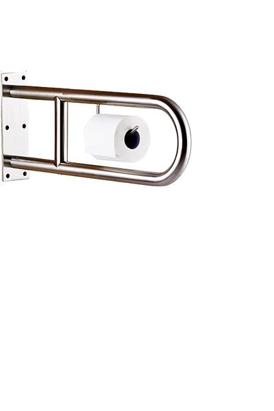 GENERAL 60cm Foldable Grab Bars for the Elderly with Tissue Holder