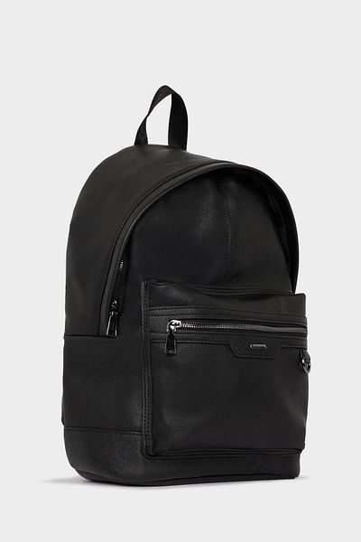 DeFacto Men's Faux Leather Backpack E7912Axns