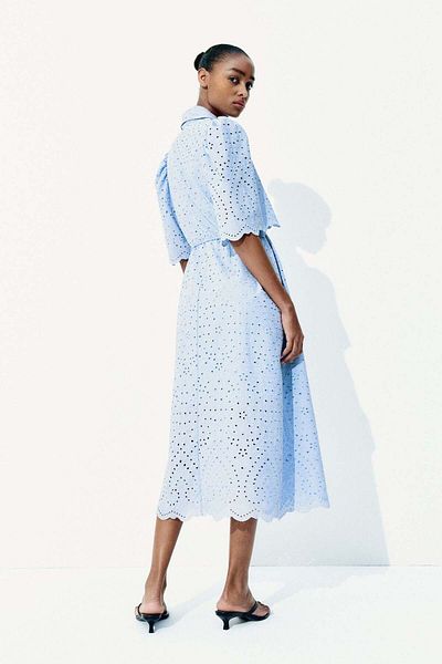 H&M Broderie anglaise shirt dress