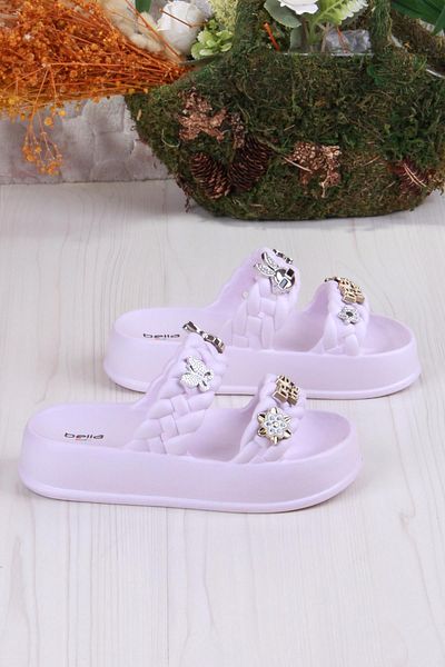 fort Bella E423 Beach Sea Pool Slippers Lightweight Comfortable Flexible Girls Slippers