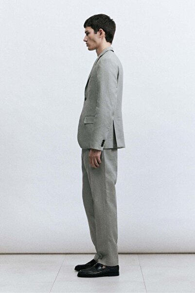 H&M Slim Fit Linen suit trousers