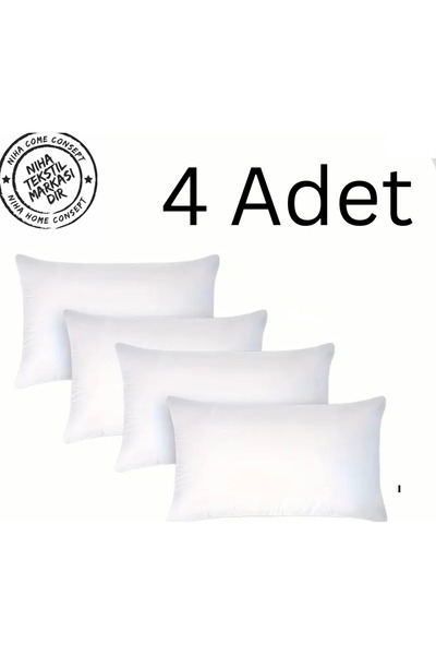 NihalTekstil 4 adet Silkon yastık 50x70-750gram - Niha Testil
