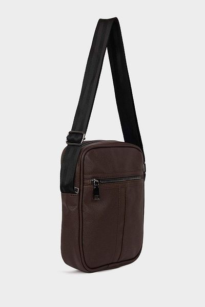 DeFacto Men's Faux Leather Crossbody Bag E7916Axns