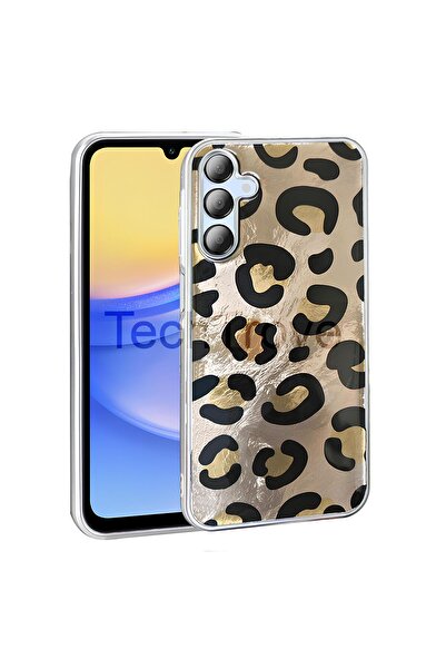 TechTrove Samsung Galaxy A15 Kılıf İpeksi Desenli Tasarımlı Kamera Koruma Çık...