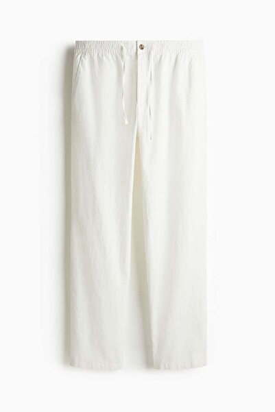 H&M Regular Fit Linen-blend trousers