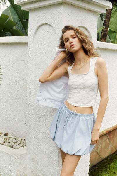 H&M صدرية مزينة ببيكو