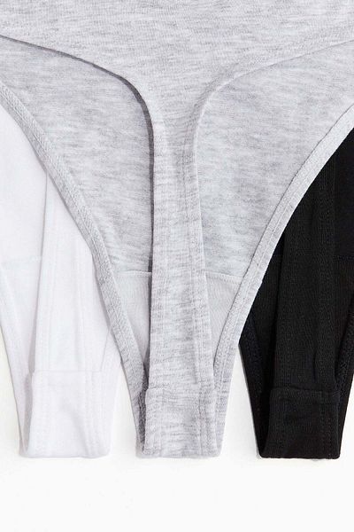 H&M 10-pack cotton thong briefs