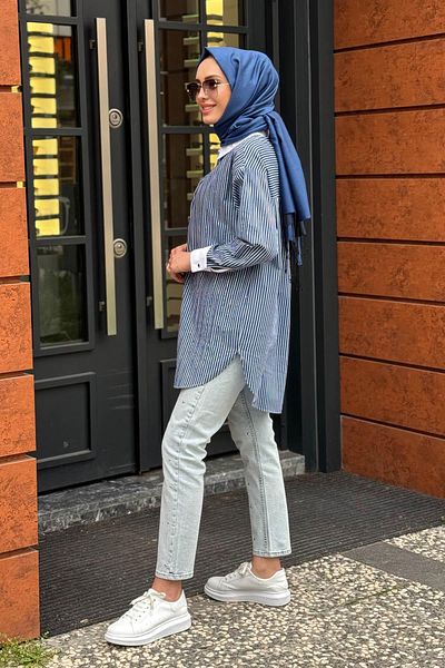 Moodbasic Cămașă Mb11.253 Bleumarin