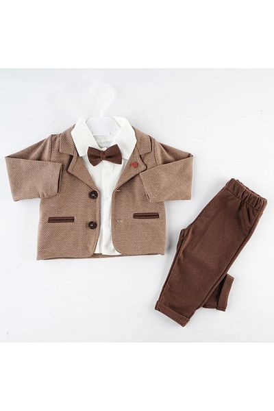 Mc Emirix Kids Wear 3 Piece Filota Jacket Set