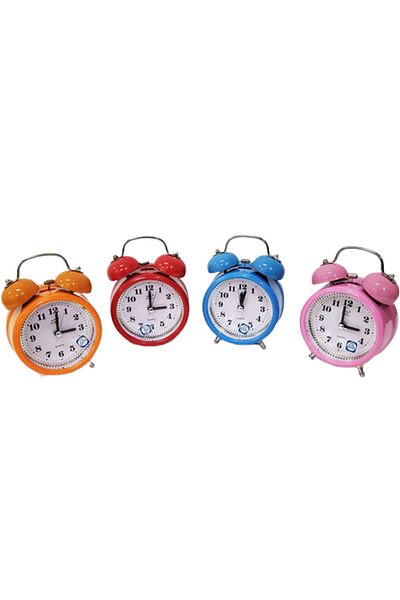 Home Metal Ringing Bell Table Clock