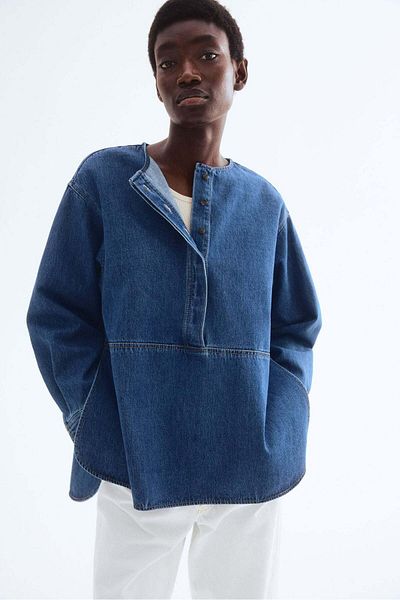 H&M Popover twill blouse