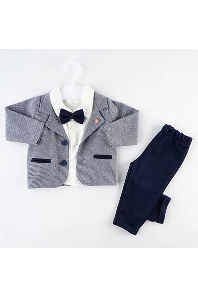 Mc Emirix Kids Wear 3 Piece Filota Jacket Set