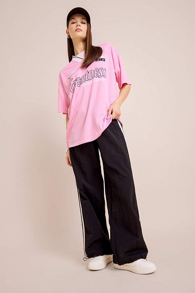DeFacto Cool Parachute - Normal Waist Bengaline Trousers E7602Ax25Sp