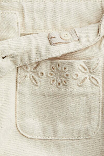 H&M Broderie Anglaise Ankle Jeans
