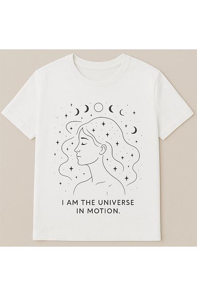 Josette The Universe Printed Oversize T-Shirt