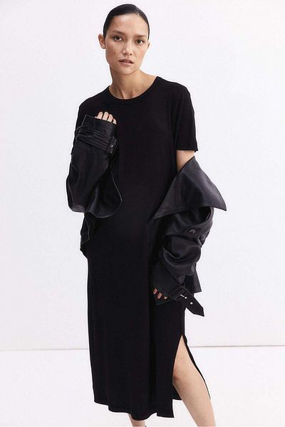 H&M MAMA Ribbed T-shirt dress
