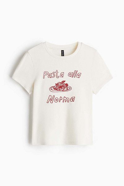 H&M Ribbed T-shirt