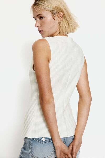 H&M Textured jersey waistcoat