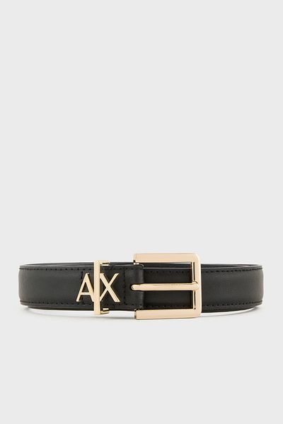 Armani Exchange Thin Belt with Leather Logo Belt 941182 4R759 00020