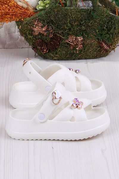 fort Clx 6980 Beach Sea Pool Slippers Lightweight Comfortable Flexible Girls Slippers