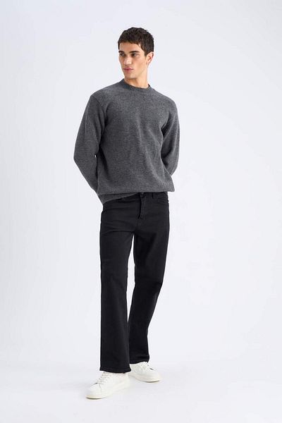 DeFacto Relax Fit Crew Neck Knitwear Sweater E8390Ax24Cw