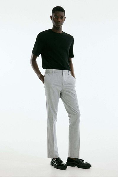 H&M Slim Fit Tailored Trousers