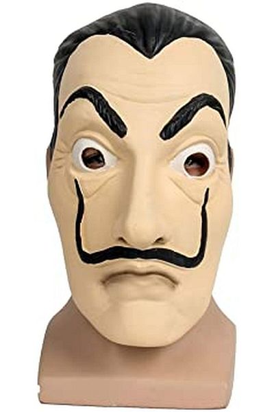 SAVA HOME COLLECTİON La Casa De Papel Salvador Dali Mask Imported Product