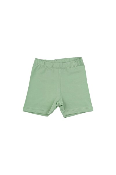 Via Girls Baby Girl Short Leggings Set of 3 Solid Color for 9-24 Months Rain