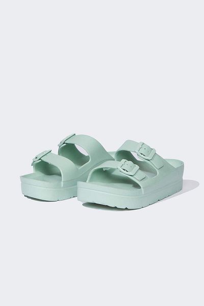 DeFacto Women's High Sole Double Banded Eva Slippers C0701Ax25Sm