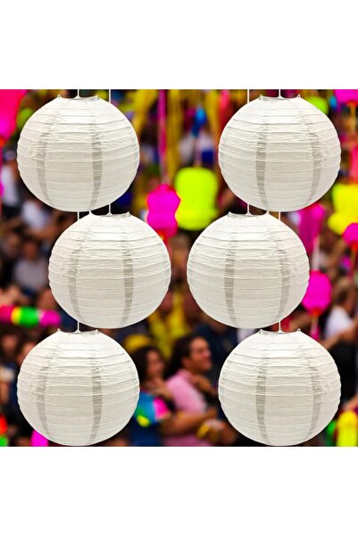 Kuzey VIP KALİTE 2 ADET BEYAZ ÇİN FENERİ BEYAZ JAPON FENERİ BEYAZ KAĞIT FENER...