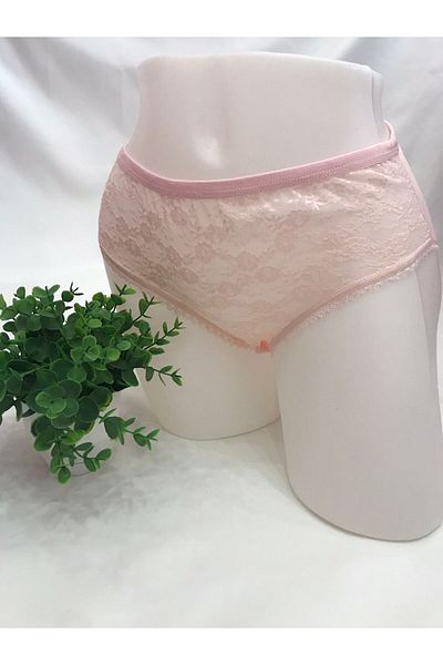 HS İÇ GİYİM Women's Slip Panties – Lace Front, Suitable for Daily Use, Stylish and Comfortable